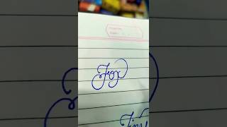 Fox calligraphyhandwriting veemeek trending name viralshorts shorts