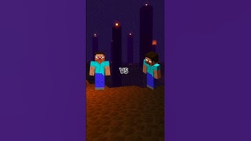 Steve vs all Minecraft entitys vs Herobrine 😈 #shortsfeed #shorts #viralshorts