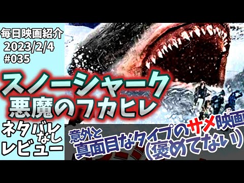 【毎日映画紹介】もうこのサメで町おこしでも始めたら良いんじゃないかな？『スノーシャーク　悪魔のフカヒレ』【Amazonプライムビデオ】