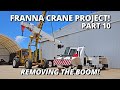Removing Inspecting The Boom Franna Crane Project Part 10 Removing Inspecting The Boom Franna Crane Project Part 10