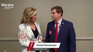 WATCH NOW: Congressman Chuck Fleischmann endorses Marsha Blackburn for Governor