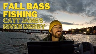 Fall Tidal River Bass Fishing | CATT James River Tournament | Hopewell Oct 21, 2023