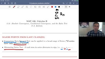 11.6 Big Picture of Absolute Convergence, Conditional Convergence, and the Ratio Test