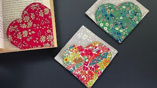 💖 DIY Love Heart Corner Bookmarks | Easy Sewing Tutorial | Book Lover's Gift | Marcador | बुकमार्क