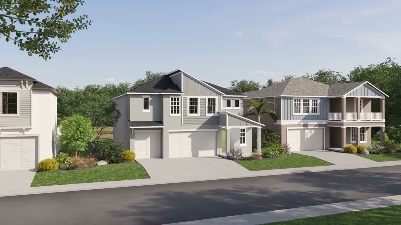 Streetscape Video - Pinnacle 40' - The Estates (White Trim)