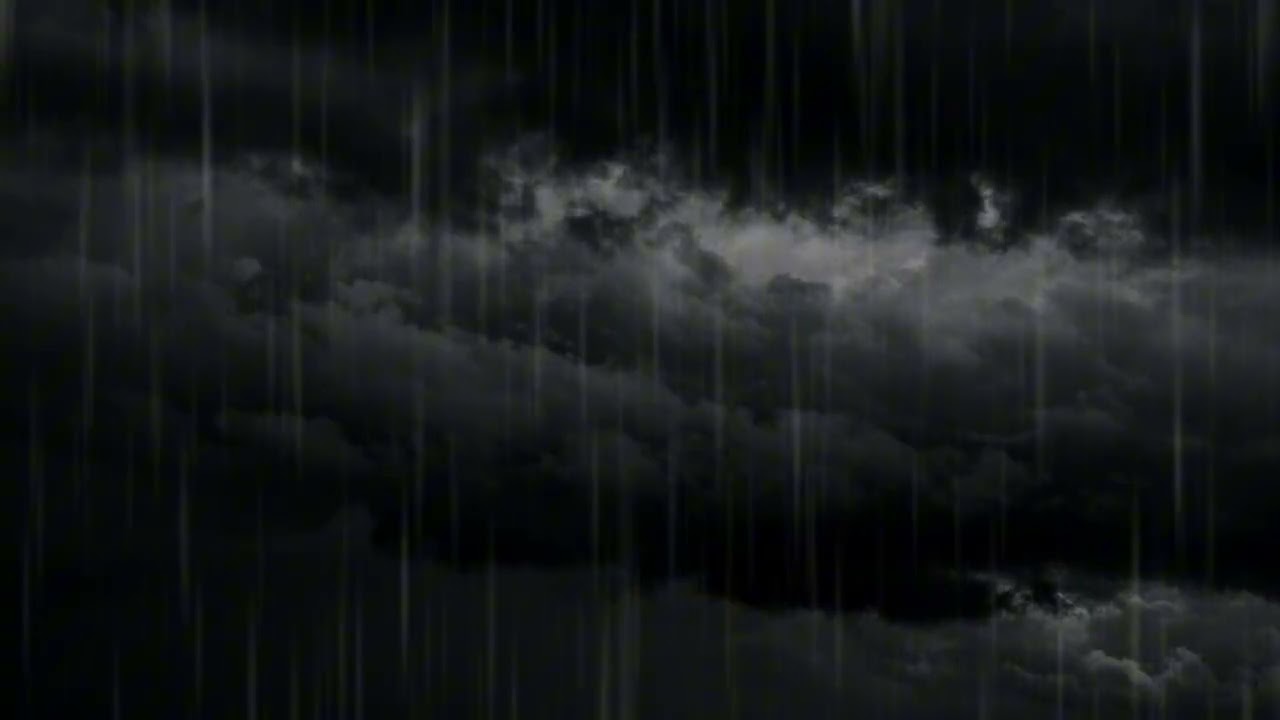 10 hour rain sounds, dark picture, relaxing