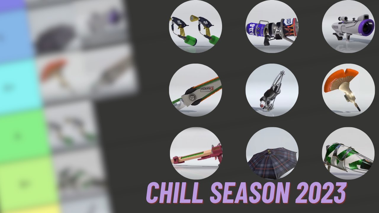 Ranking every weapon in Splatoon 3 chill season 2023 - (First impressions)