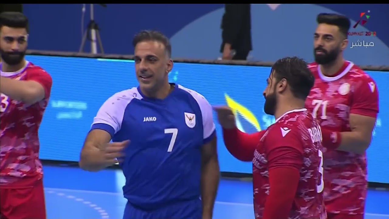 دورة الالعاب الخليجية - كرة اليد الكويت x البحرين - الاربعاء 2022/5/25