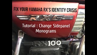 Tutorial : Fixing my Yamaha RX's identity crisis (Replace Side-panel Monograms) screenshot 5