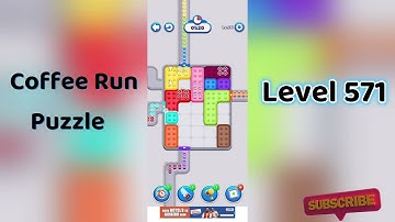 ☕ Coffee Run Puzzle Level 571 Walkthrough 🔍 | Coffee Run Level 571