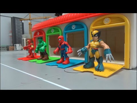 Spiderman <strong>Logan</strong> Hulk Ironman avenjers depature! 스파이더맨 로건 헐크 아이언맨 어벤져스 출동!