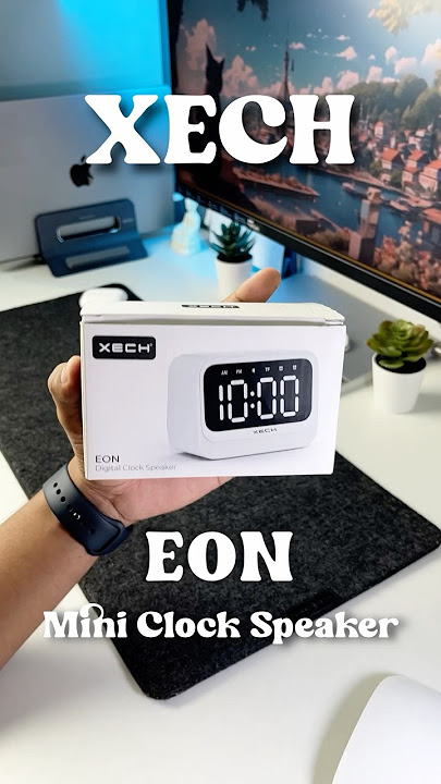 Best Digital Alarm Clock with Bluetooth Speaker | XECH Eon