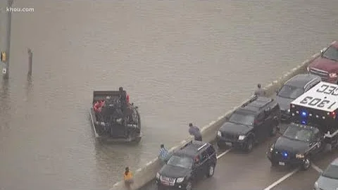 Man drowns after driving into high water