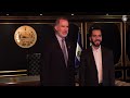 S.M. el Rey mantiene un encuentro con el Presidente Electo de El Salvador, Nayib Bukele