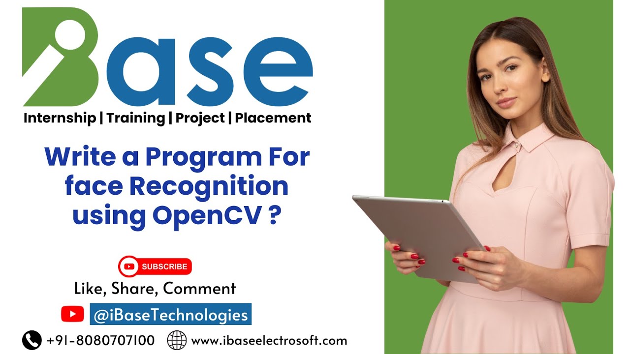 Write a Program For face Recognition using OpenCV ? - YouTube