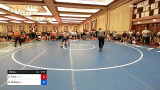250 Lbs Rr Rnd 1 - Caleb Tyler, Pennsylvania Vs Denarii Mickel, Bad Karma Wrestling Club D33E