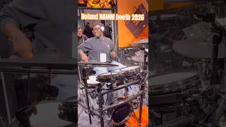 Stopped by the Roland booth at NAMM yesterday! #roland #drums #edrums #music #namm #nammshow