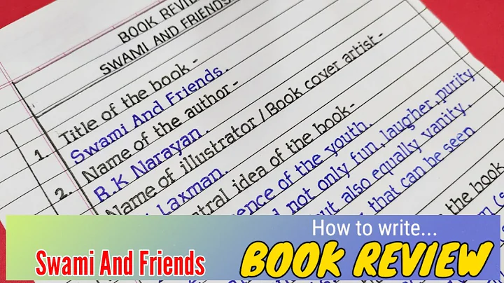 Book review writing | How to write book review | swami and friends book review - DayDayNews