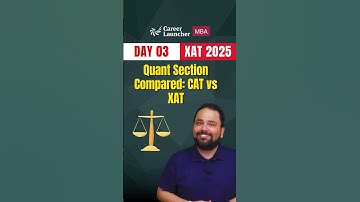 CAT vs XAT Quant: Weightage & Question Count #xat #xatexam #xatpreparation