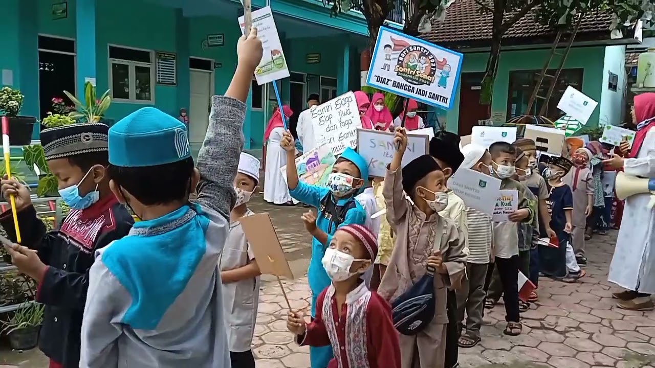 Pawai Dalam Rangka Memperingati Hari Santri Nasional Tahun 2022 | TK Al Hidayah Sukorejo Kota Blitar