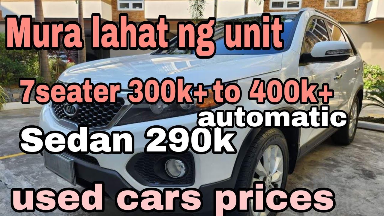 Mura Lahat ng unit dito, 7seater 300k+ to 400k+ used cars prices