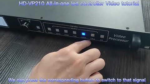 Do you know how to set up HD-VP210?