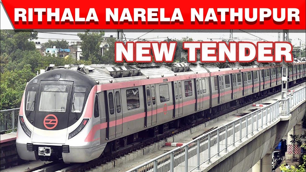 Delhi metro rithala bawana narela kundali corridor DMRC phase IV tender construction details Rohini 
