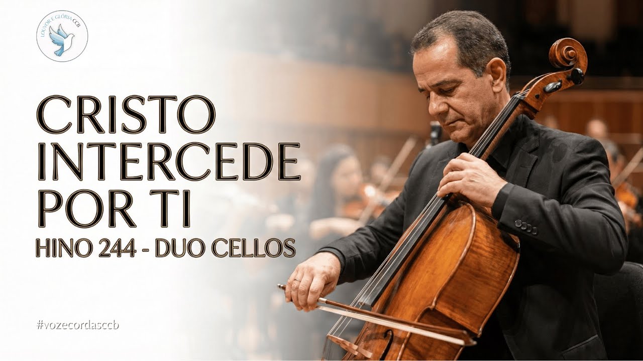 Cristo Intercede por Ti - Hino 244 CCB Duo Cellos I COM LEGENDA