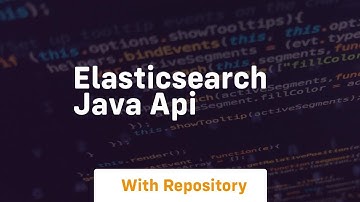 elasticsearch java api