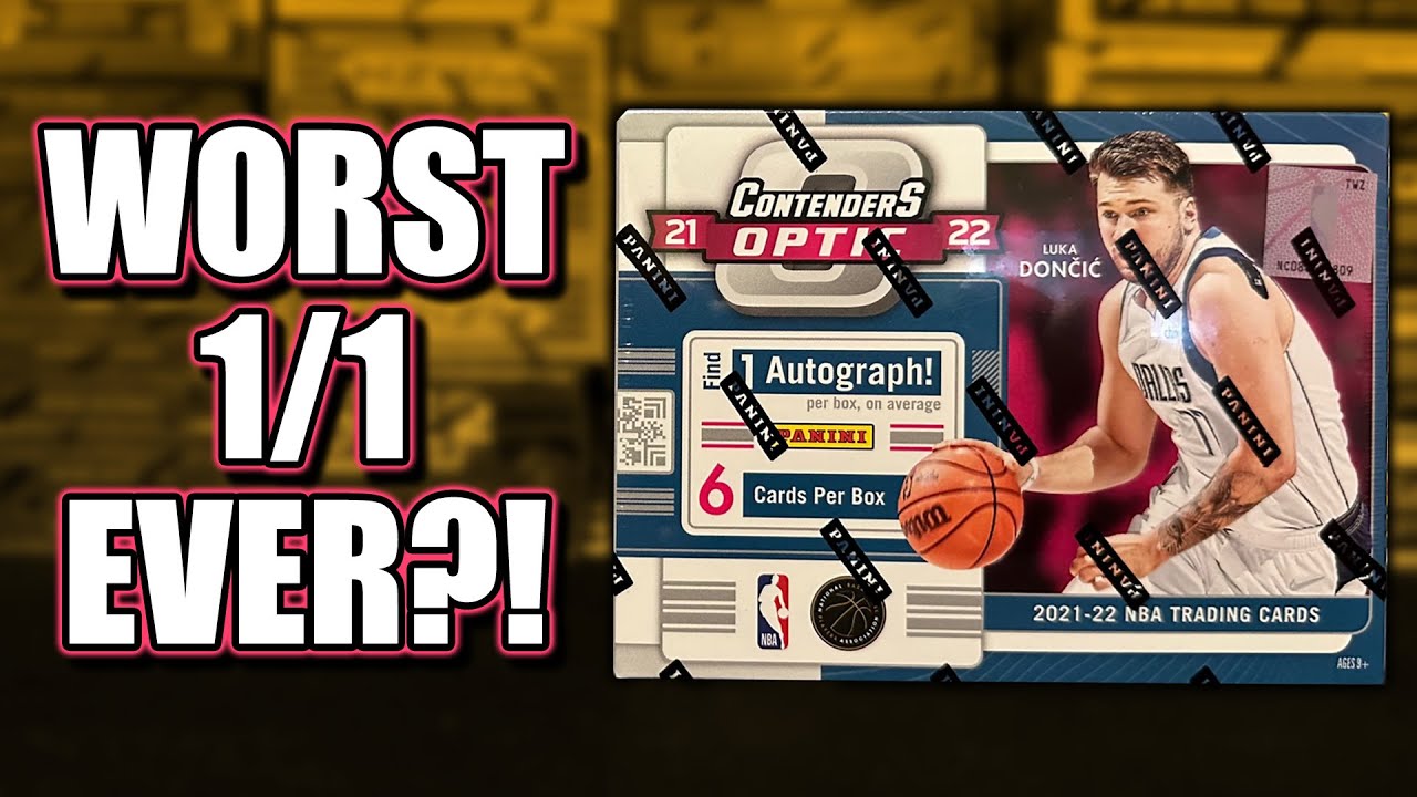 WORST 1/1 EVER?! | 2021-22 Panini Contenders Optic NBA ($350+ for