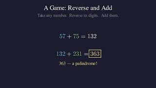 The Number That Refuses To Be Symmetric — The 196 Palindrome Mystery