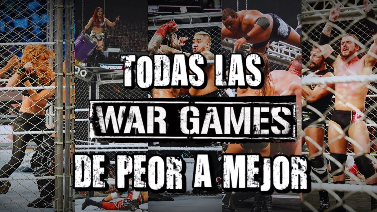 TODAS las WAR GAMES de WWE de PEOR a MEJOR