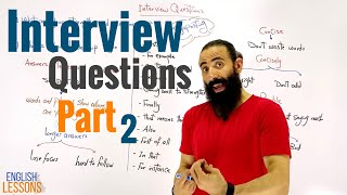 اسئلة الانترفيو باللغة الانجليزية واجابتها :  How to answer Interview Questions part 2