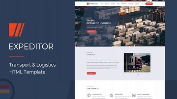 eXpeditors - Transport & Logistics Responsive HTML5 Template | Themeforest Website Templates and