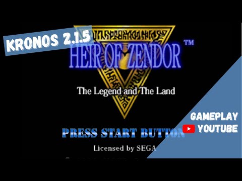 Heir of Zendor - The Legend and The Land (USA) (Gameplay) (Sega Saturn Emulator)