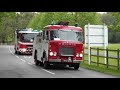 Fire Engines - Dennis, Bedford Volvo and Land Rover at Paulton's park