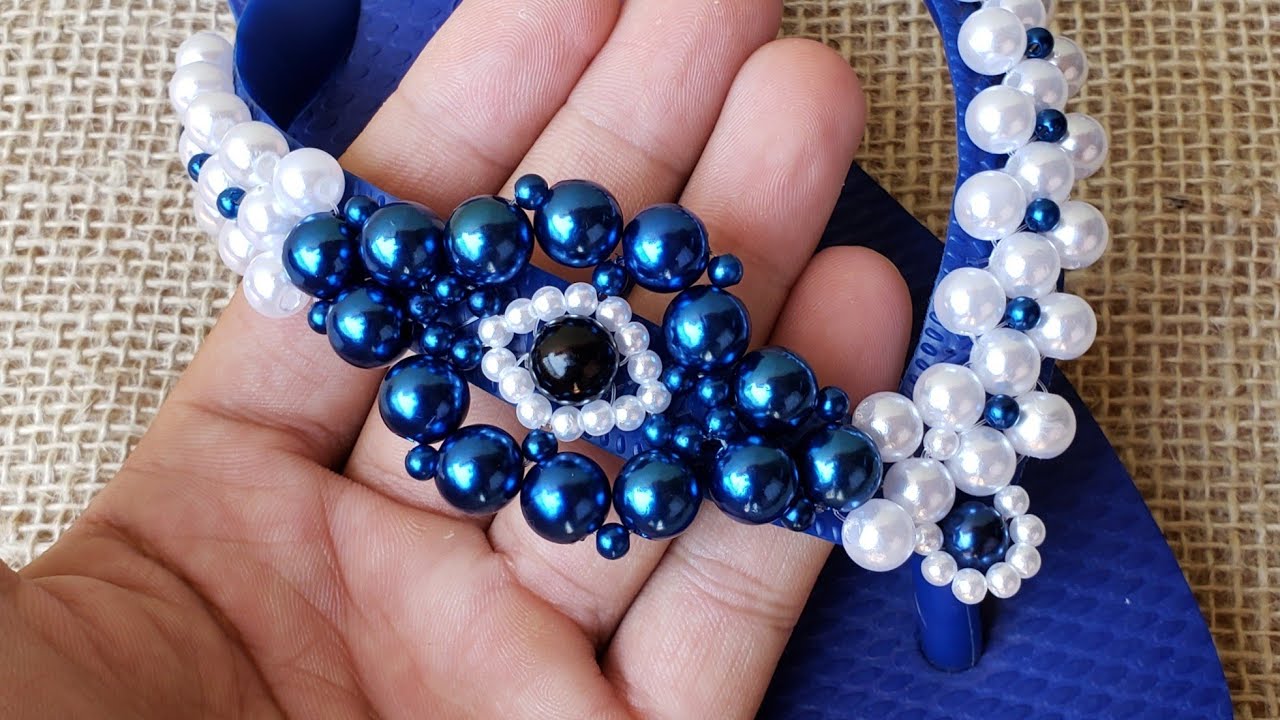 Cabedal Olho Grego com Pérolas - Adalto Lopes