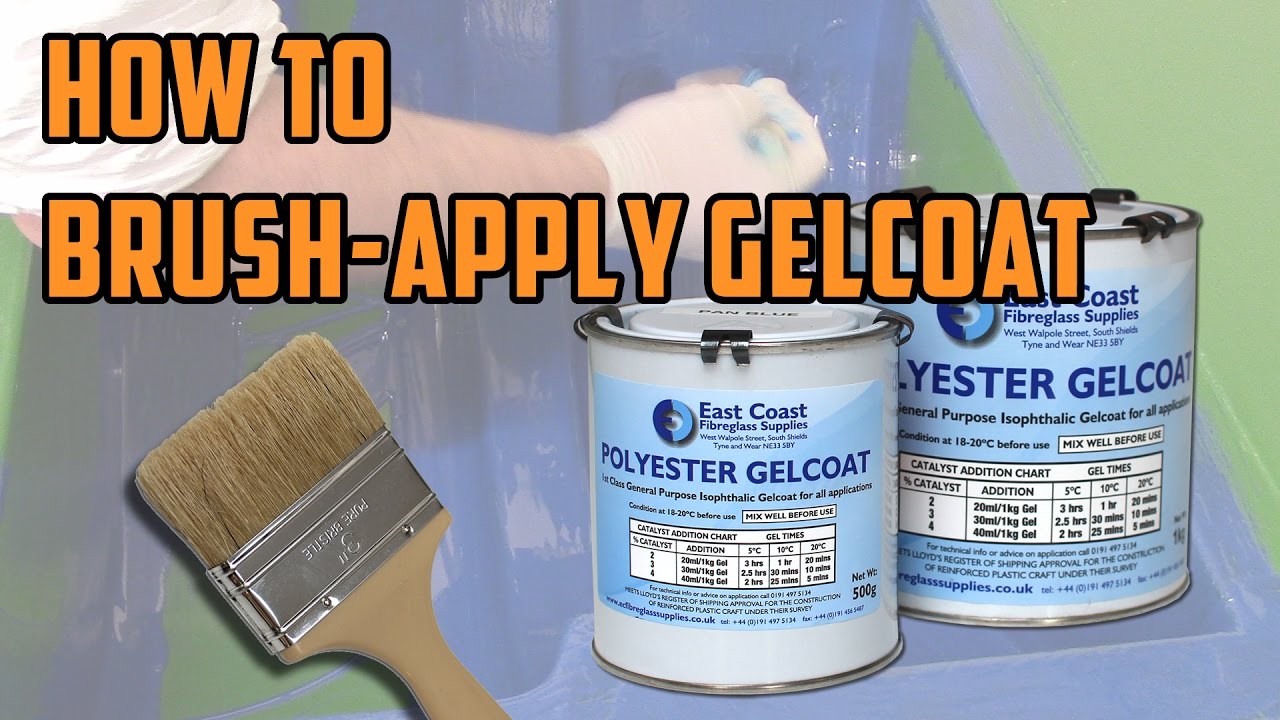 Quicktips: How to brush apply gelcoat 