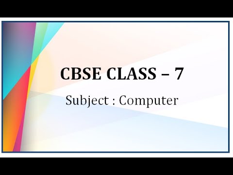 CBSE class 7 computer chapter 8 advanced Qbasic