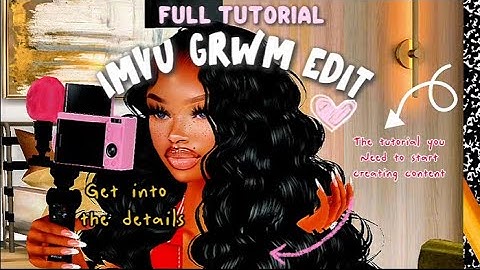How I Make My IMVU Skincare Videos ✨ | Full Tutorial + Editing Tips!