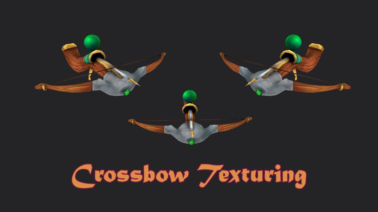 Twitch's Crossbow Texturing Hand Painted YouTube