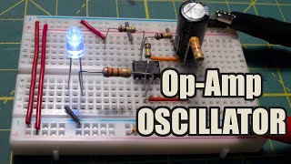 Build a Square Wave Oscillator based on the LM741 OpAmp