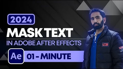 How to Mask Text in Adobe After Effects 2024 | Adobe After Effects Tutorials | Any Motion Pro