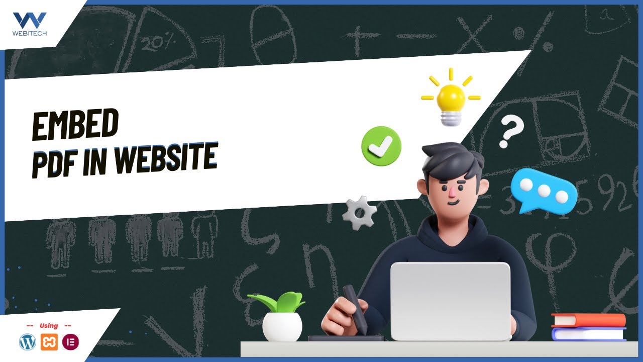 How to embed pdf in wordpress website using elementor wordpress