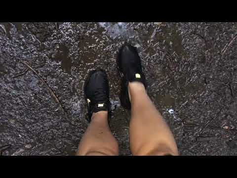 Kate's wet and muddy run - new Nike Airmax 2017