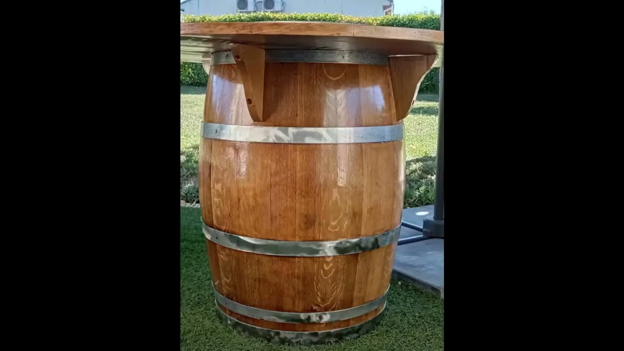 Meuble Diy Tonneau à vin transformé en mange-debout : Incroyable transformation !"