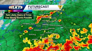 Rain and storm chances wrap up late tonight