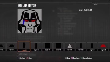 Black Ops 2 Emblem Tutorial: Megatron (Transformers)