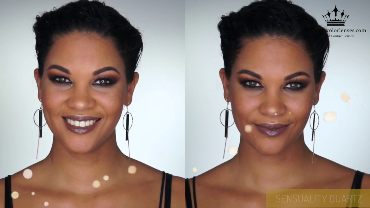 Gray color lenses Obsession Paris Sensuality Quartz - Mycolorlenses.com