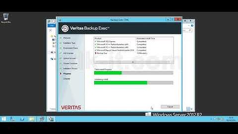 How To Install Veritas Backup Exec 20.5 On Windows Server 2012